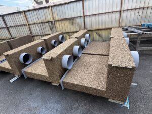 チャンバーボックス+グライト吹付